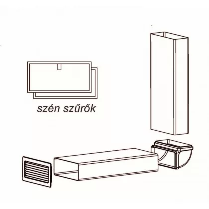 SIRIUS KITSDDH6 - Páraelszívó aktívszén szűrőkészlet, S-DDH6