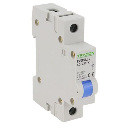 TRACON SLJL-AC230-K Sorolható ledes jelzőlámpa, kék 230V AC