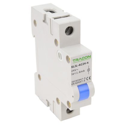   TRACON SLJL-AC24-K Sorolható ledes jelzőlámpa, kék 24V AC