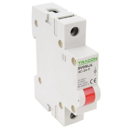   TRACON SLJL-AC24-P Sorolható ledes jelzőlámpa, vörös 24V AC