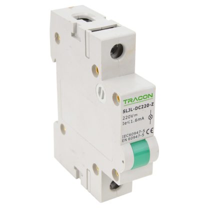 TRACON SLJL-DC220-Z Sorolható ledes jelzőlámpa, zöld 220V DC TRACON SLJL-DC220-Z Sorolható ledes jelzőlámpa, zöld 220V DC