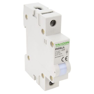 TRACON SLJL-DC24-F Sorolható ledes jelzőlámpa, fehér 24V DC