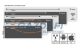 Adax Neo Wifi SLW14 fűtőpanel, 21x176 cm, fém előlap, 1400 W