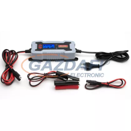   HOME SMC 38 Smart akkumulátortöltő 6 – 12 Volt-1,2–120 Ah-0,8–3,8A LCD