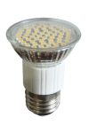 TRACON SMD-E27-60-WW SMD LED spot fényforrás 230V, 50Hz, E27, 2,7W, 3000K, 180lm, 60×LED, 120°