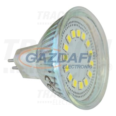TRACON SMD-MR16-12-WW SMD LED spot fényforrás 12 V AC/DC, MR16, 3W, 3000K, 210lm, 12×LED2835, 120°