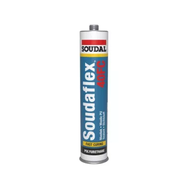 SOUDAL 102643 Soudaflex 40 FC fekete 310ml - PU tömítő/ragasztó