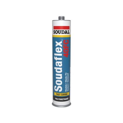   SOUDAL 102643 Soudaflex 40 FC fekete 310ml - PU tömítő/ragasztó