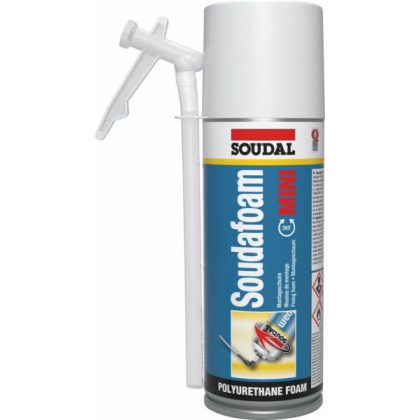 SOUDAL 116168 Szerelőhab (purhab) Genius Gun fejjel, 150ml