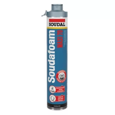 SOUDAL 117566 Pisztolyhab Maxi C&F, téli, 870ml, RU (-10 C°-ig) - 65 L (alacsony tágulású) SOUDAL 117566 Pisztolyhab Maxi C&F, téli, 870ml, RU (-10 C°-ig) - 65 L (alacsony tágulású)