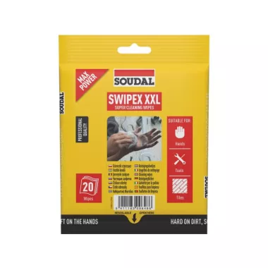SOUDAL 120874 Ipari tisztítókendő - Swipex 20 db bliszteres