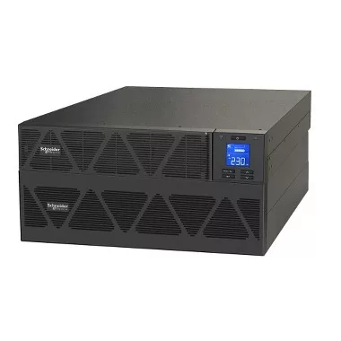SCHNEIDER SRVS6KRILRK Schneider Electric Easy UPS SRVS 6000VA 230V on-line, külső akkumulátorral bővíthető, rack változat, rack sinnel
