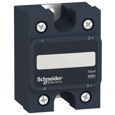 SCHNEIDER SSP1A110BD SSP hűtőbordára szerelhető szilárdtestrelé, 1f, nullfeszültségű kapcsolás, 1NO, 24-300VAC, 10A, 24VDC