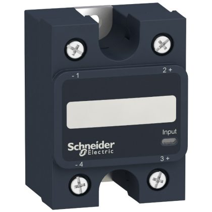   SCHNEIDER SSP1A125M7T SSP hűtőbordára szerelhető szilárdtestrelé, 1f, nullfeszültségű kapcsolás, 1NO, 24-300VAC, 25A, 230VAC, hőátadóval