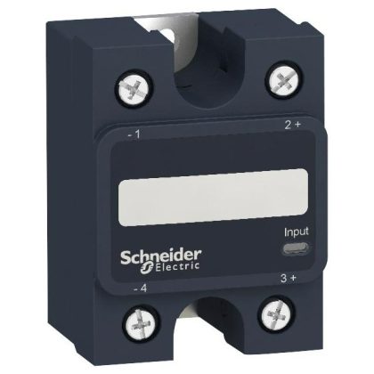   SCHNEIDER SSP1A4125BDT SSP hűtőbordára szerelhető szilárdtestrelé, 1f, nullfeszültségű kapcsolás, 1NO, 48-660VAC, 125A, 24VDC, hőátadóval