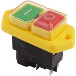   TRACON SSTM-04 Relés biztonsági kapcsoló, csavarozható, sárga kerettel 4PIN, 230VAC, 12A/AC3, IP54, 6,3×0,8