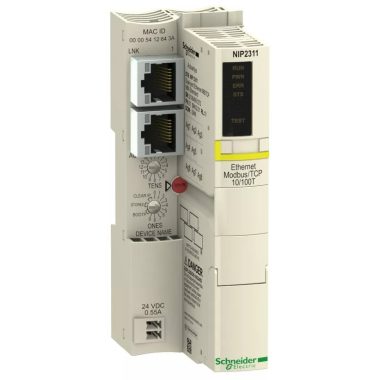 SCHNEIDER STBNIP2311 Két portos Ethernet Modbus/TCP standard STB NIM modul