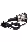TRACON STL-04 Szerelőlámpa műanyag kerettel, üveg burával, II. év.o. 230V, 50Hz, max.60W,5m,2×0,75mm2,H05RN