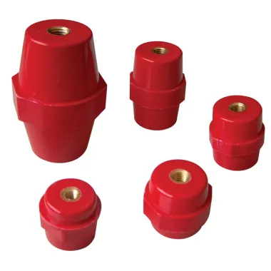 TRACON STS-30-6 Támszigetelő, piros H=30mm, M6 TRACON STS-30-6 Támszigetelő, piros H=30mm, M6