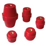 TRACON STS-40 Támszigetelő, piros H=40mm, M8