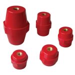 TRACON STS-76 Támszigetelő, piros H=76mm, M10