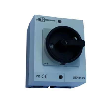 S&G tokozott forgókapcsoló, On/Off, 63A, 3P, 690V, IP65