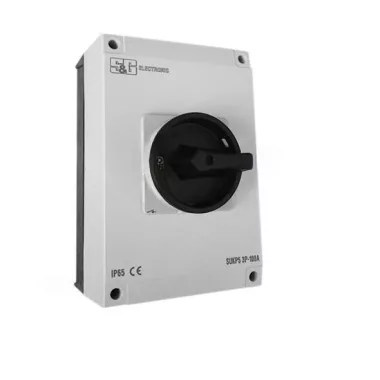 S&G tokozott forgókapcsoló, On/Off, 100A, 3P, 690V, IP65