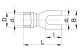 TRACON SV5 Szigetelt villás saru, ónozott elektrolitréz, sárga 6mm2, M5, (d1=3,4mm, d2=5,3 TRACON SV5 Szigetelt villás saru, ónozott elektrolitréz, sárga 6mm2, M5, (d1=3,4mm, d2=5,3