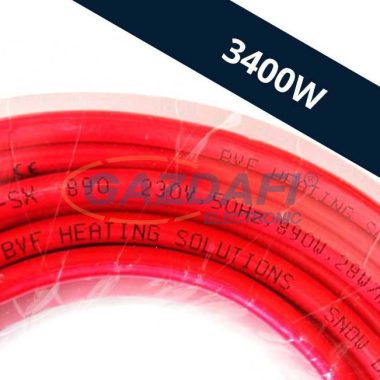 BVF SX 28W/m beépíthető kültéri fűtőkábel - 3400W (121,4 m) (SX3400)