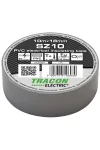 TRACON SZ10 Szigetelőszalag, szürke 10m×18mm, PVC, 0-90°C, 40kV/mm