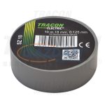   TRACON SZ10 Szigetelőszalag, szürke 10m×18mm, PVC, 0-90°C, 40kV/mm, 10 db/csomag