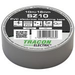 TRACON SZ10 Szigetelőszalag, szürke 10m×18mm, PVC, 0-90°C, 40kV/mm