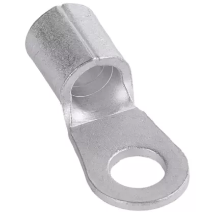 TRACON SZ16-6 Szigeteletlen szemes saru, ónozott elektrolitréz 16mm2, M6, (d1=5,8mm, d2=6, TRACON SZ16-6 Szigeteletlen szemes saru, ónozott elektrolitréz 16mm2, M6, (d1=5,8mm, d2=6,