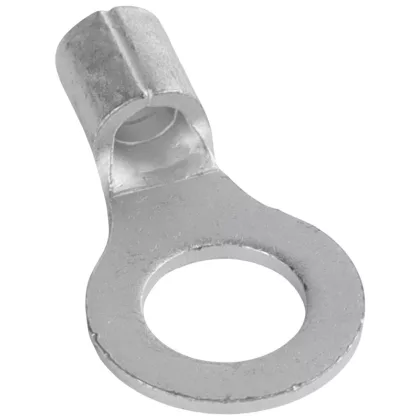 TRACON SZ2.5-6 Szigeteletlen szemes saru, ónozott elektrolitréz 2,5mm2, M6, (d1=3mm, d2=6,