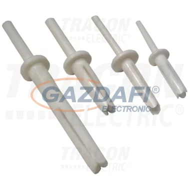 TRACON SZ6/30 Műanyag kábelcsatorna szerelőszegecs 6×30mm, PE TRACON SZ6/30 Műanyag kábelcsatorna szerelőszegecs 6×30mm, PE