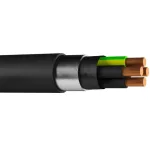 SZRMtKVM-J 14x1,5mm Földkábel, fekete