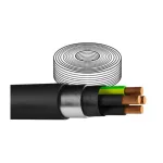 SZRMtKVM-J 4x2,5mm, földkábel, fekete