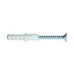 TRACON T6CS-PA Normál tipli+csavar, szürke M6×30mm, PA6