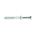   TRACON TB535 Beüthető tipli+csavar, szürke M5×30mm, PA6.6