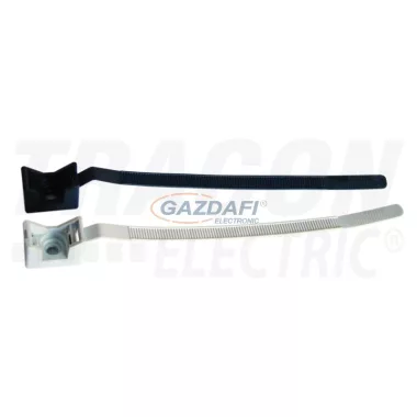 TRACON TBK-3 Beüthető kábelkötegelő bilincs szürke 180×7,5mm, (RAL 7035), D=16-32mm, PA6.6 TRACON TBK-3 Beüthető kábelkötegelő bilincs szürke 180×7,5mm, (RAL 7035), D=16-32mm, PA6.6