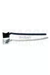 TRACON TBK-4 Beüthető kábelkötegelő bilincs szürke 280×7,5mm, (RAL 7035), D=40-63mm, PA6.6