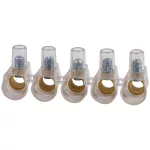   TRACON TBT-10 Csavaros csatlakozó, átlátszó házzal, 5 tagú, 1 csavar 5×10mm2, 450VAC