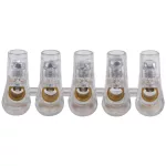   TRACON TBT-6 Csavaros csatlakozó, átlátszó házzal, 5 tagú, 1 csavar 5×6mm2, 450VAC