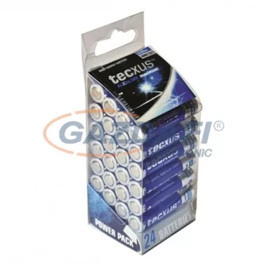 TECXUS TC LR03/6 AAA alkáli elem szett, LR03, 24 db