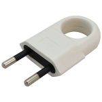 TRACON TCSDLH Szerelhető csatlakozódugó,lapos húzható H03VV-F2x0,75 1×EURO, 250VAC, max.10