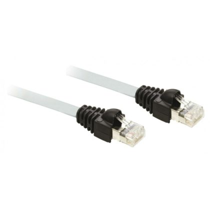   SCHNEIDER TCSECE3M3M1S4 Kábel, Ethernet, Cat 5E, 2 x RJ45, megerősített, 1m