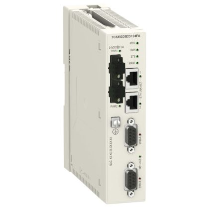   SCHNEIDER TCSEGDB23F24FK X80 kommunikációs modul, Modbus Plus Proxy, extra hőmérséklet tartomány -25…+70C