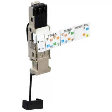 SCHNEIDER TCSEK3MR2 Csatlakozó, RJ45, megerősített, 2db SCHNEIDER TCSEK3MR2 Csatlakozó, RJ45, megerősített, 2db