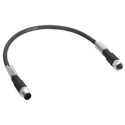 SCHNEIDER TCSXCN1M1F1E Bus kábel,egyenes,M12-B,Apa-Anya, 1m