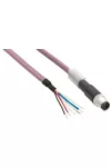 SCHNEIDER TCSXCNDFNX10V Kábel,egyenes,M8-4p,Anya-csak vezeték, 10m
